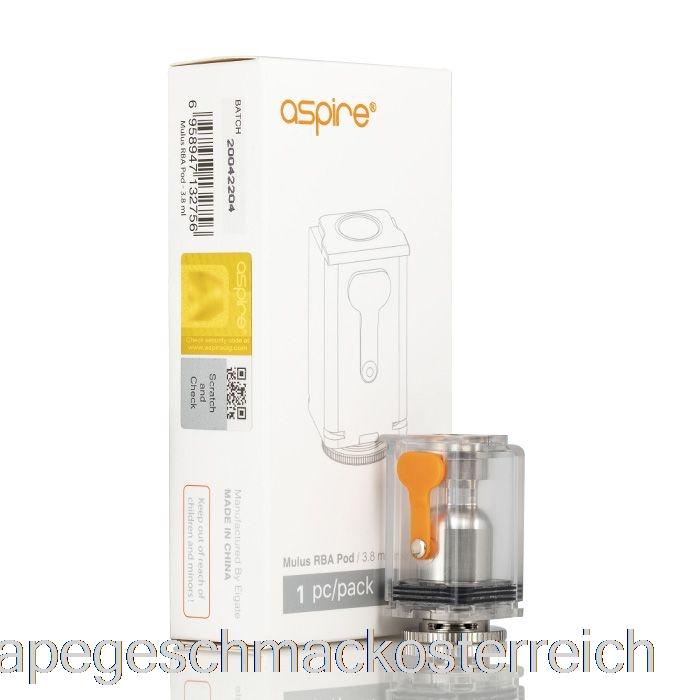 Aspire Mulus RBA Pod Und Coil Vape Geschmack